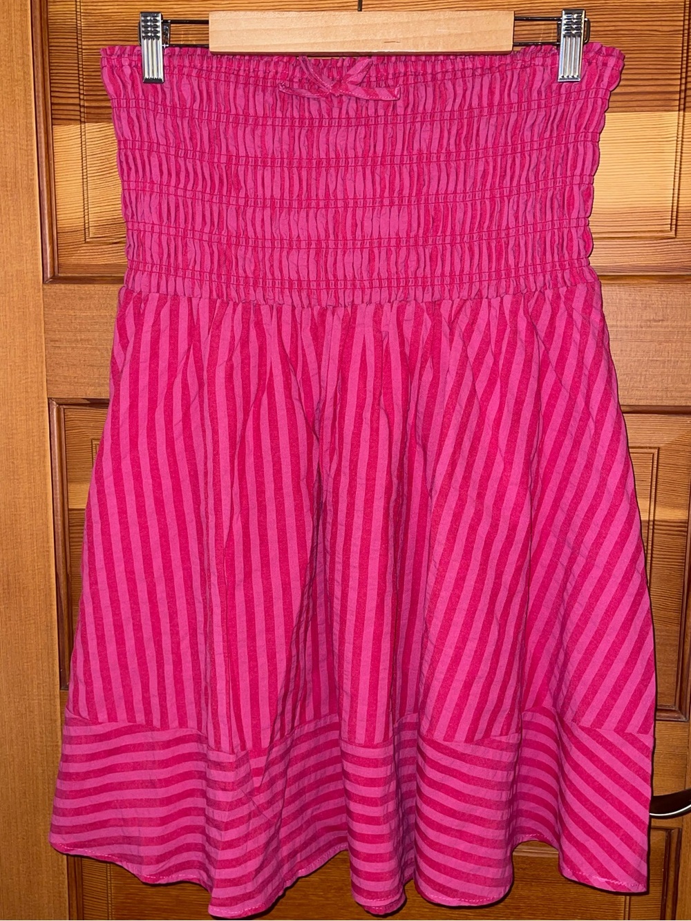 Altar'd State Hot Pink Striped Smocked Dress - NWT - XL